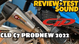 KNALPOT CLD C7 INLET 50 BEAT KARBU PRODUK 2022 !!