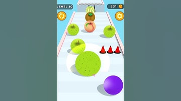 Ball Run Fruit : Fruit Merge ! All Levels Gameplay Level (10) android, ios