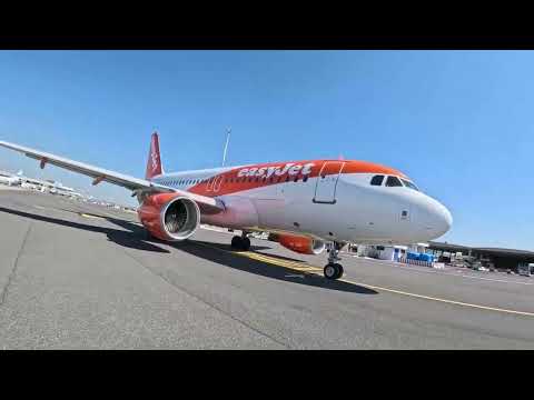 POV: Pushback & start || A319 EasyJet || Ramp Agent Life✈️