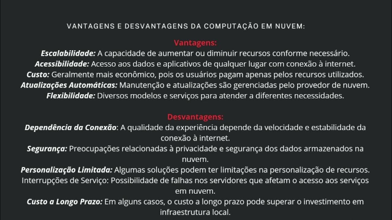 Quais são as vantagens e as desvantagens dos jogos na nuvem