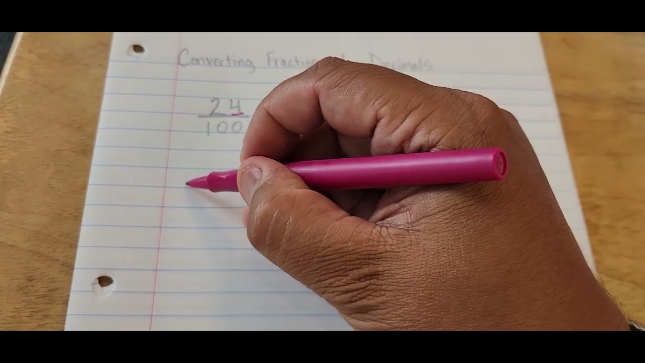 Converting Decimals to Fractions - YouTube
