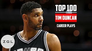 Tim Duncan Top 100 Plays (The Ultimate!)