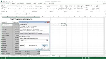 Microsoft Excel - Conditional Formatting: Part 3