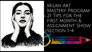 Milan Art Institute Mastery Program Part 1, 1st month experience, review and 21 tips for Section 14