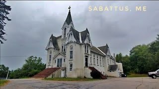 Decaying Gothic Church In Sabattus, Me - June 2021