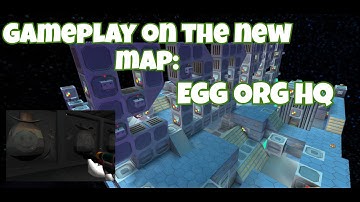 Gameplay on new map: Egg Org HQ! Shell Shockers | by Blue Wizard Digital