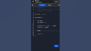 C Challenge - count digits in 30 seconds
