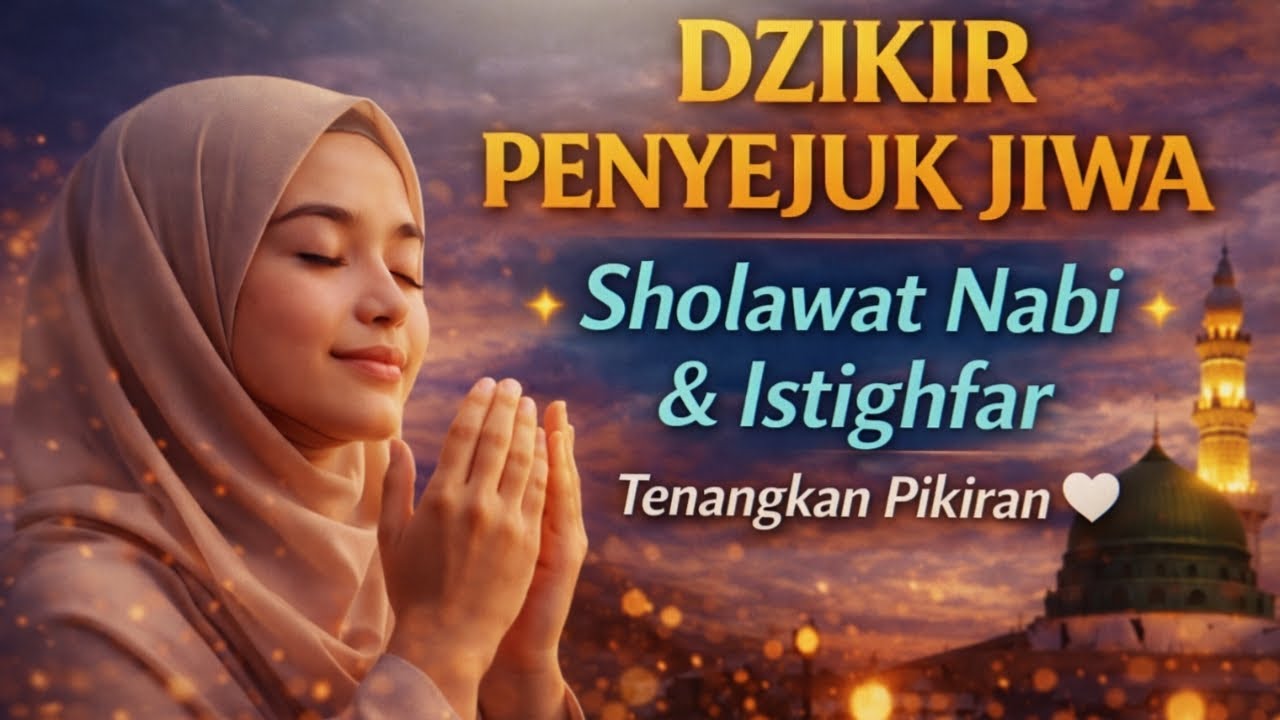 Sholawat Menyentuh Hati & Sayyidul Istighfar, Doa Taubat, Pembuka Rahmat dan Ampunan!!