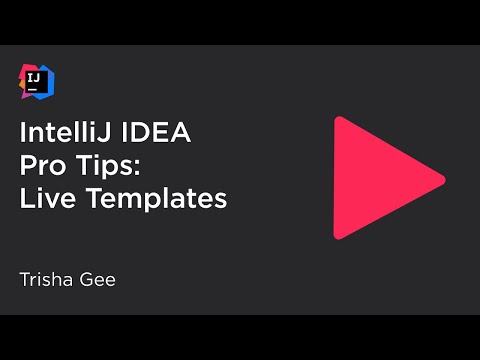Video: Bagaimana cara menggunakan templat langsung IntelliJ?