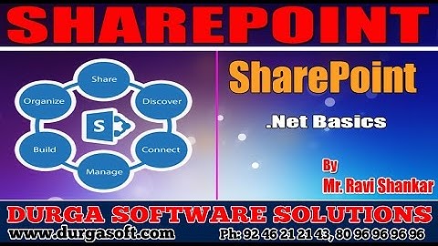 Sharepoint Tutorial|| Sharepoint |.Net Basics by Ravishankar