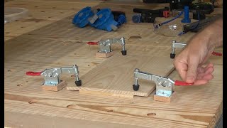 Shop Made Bench Dog Clamps
