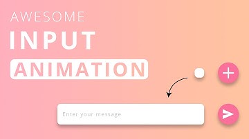How To Make Awesome Input Animation using HTML & CSS | Step By Step Tutorial