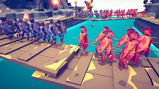 TOURNAMENT BETWEEN TWO BATTLESHIPS | Totally Accurate Battle Simulator TABS