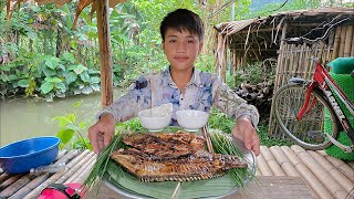 Nam Weeds, Does Gardening And Grows Vegetables. Fishing And Grilling Fish. Nams Daily Life