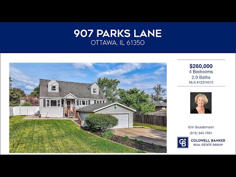 907 Parks Lane, Ottawa, IL home video tour