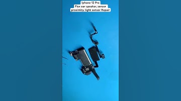 Iphone 12 Pro - Flex ear speaker, sensor proximity, light sensor Replacement #servisiphone #repair