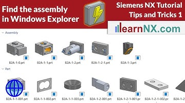 Siemens NX | Find the assembly in windows