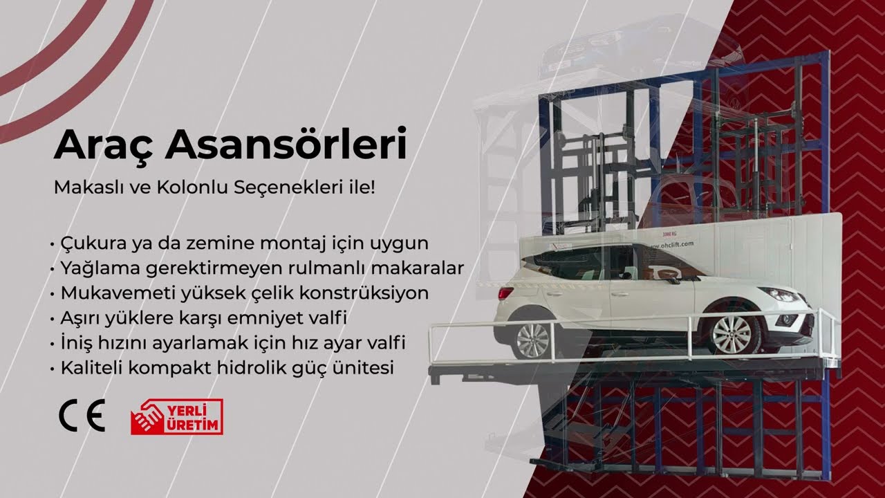 Yük ve Araç Asansörleri - OHC Lift