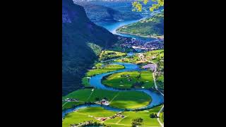 Nature truly leaves us in awe, breathtaking view of Stryn, Norway