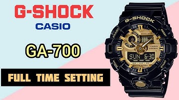 How to Set Time on Casio G-Shock GA-710 | Casio G Shock Time Setting | Watch Repair Channel