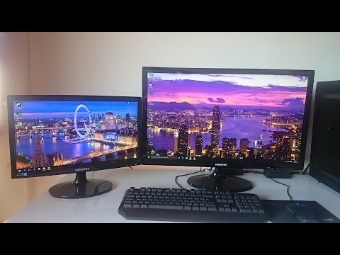 como colocar 2 monitores no pc