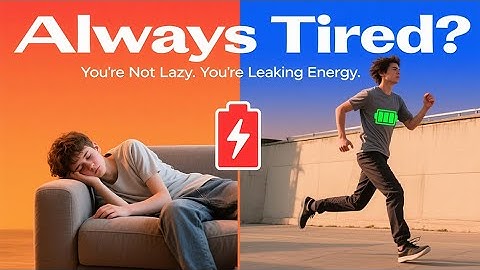 Always Tired? You’re Not Lazy. You’re Leaking Energy#alwaystired #energytips #faithandwellness