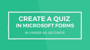 Creating a Quiz in Microsoft Forms (In Under 60 Seconds)