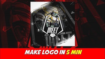 Make logo in 5 min | Android editing | Gaming logo kaise banaye?