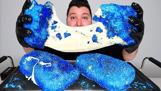 EXTREME BLUE HEAT CHEESE STUFFED TAKIS • Mukbang &amp; Recipe