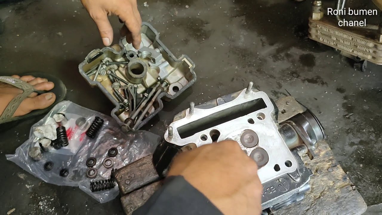 cara merakit atau memasang klep satria fu YouTube cara merakit atau memasang klep satria fu YouTube