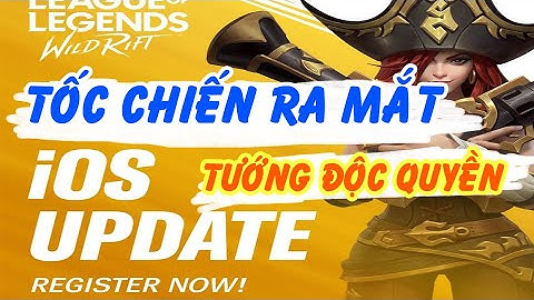 LOL MOBILE  | UPDATE CỰC LỚN TỐC CHIẾN MOBILE CHO IOS TEST BETA , SẼ CÓ TƯỚNG BẢN QUYỀN RIÊNG - ANZU