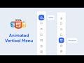Animated Vertical Menu with Gooey Effects - HTML CSS (SCSS) JavaScript