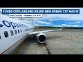 Review  copa airlines  bogota bog  panama city pty  boeing 737 max 9  economy
