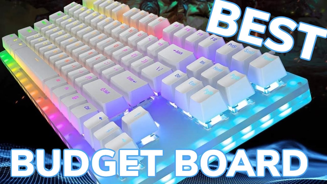 Wormier K87 mechanical keyboard, a CLEAR KEYBOARD?! - YouTube