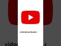 Youtube donloadershorts
