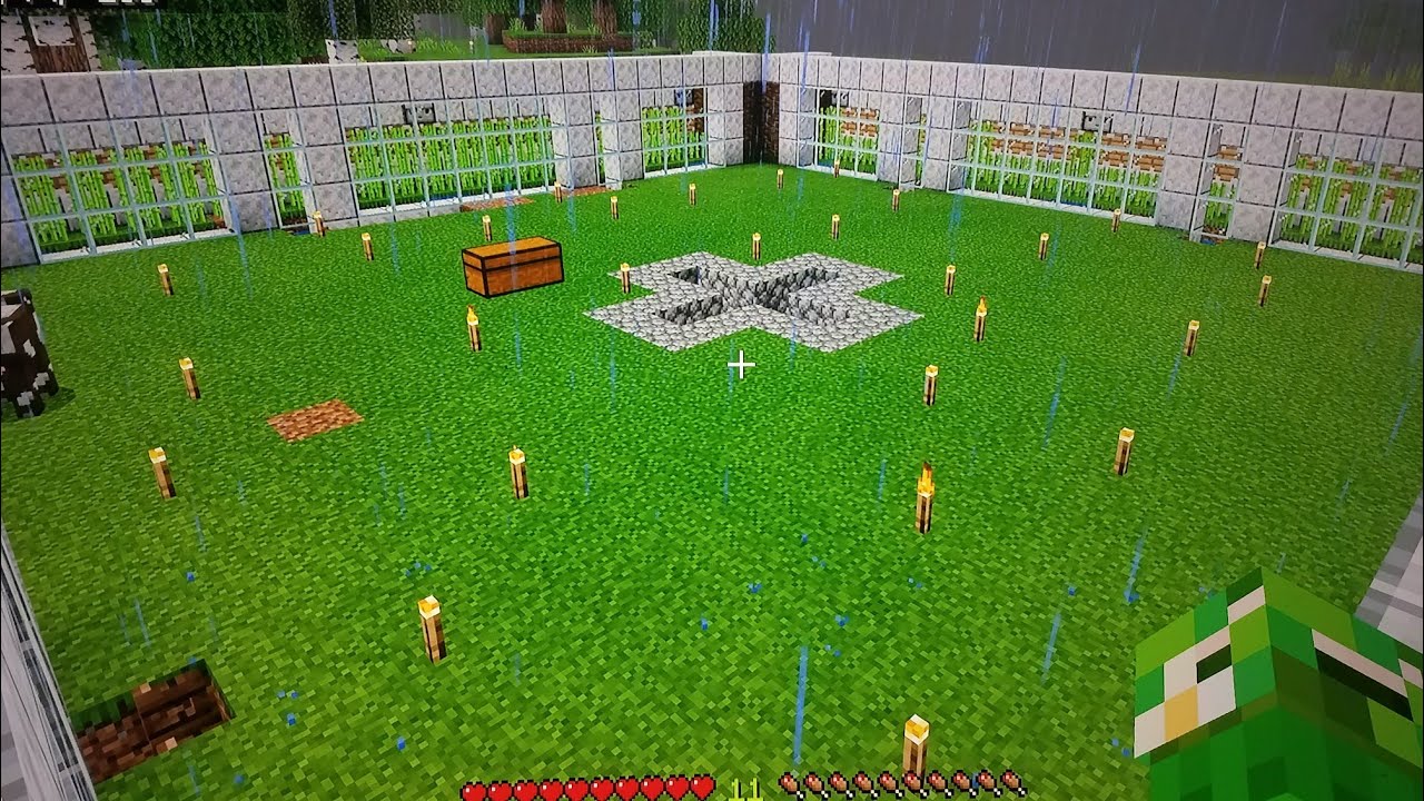 minecraft bedrock automatic sugarcane farm