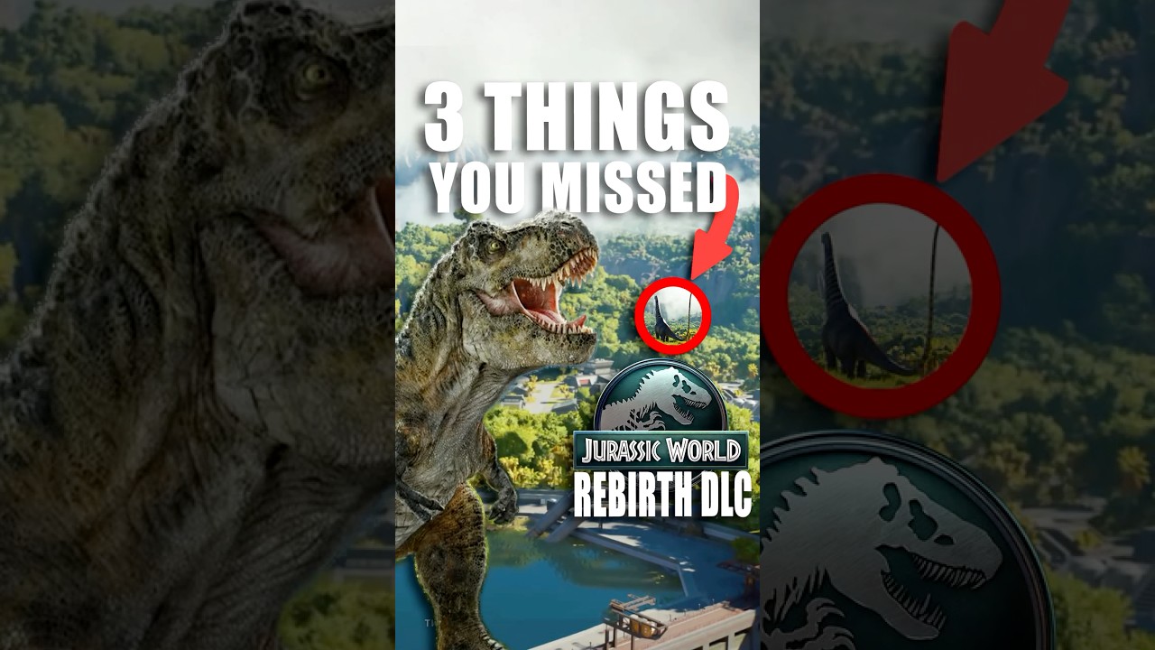 3 things you MISSED in the JWE3 Rebirth Expansion @JurassicWorldEvolution #gamingnews #jwe3