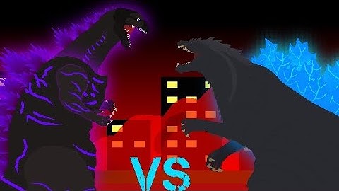 Shin Godzilla vs Godzilla Ultima (Sticknodes animation)