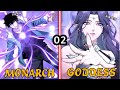 He was weak and killed by goddess but after that he got the power of virus monarch  hindi recap 02