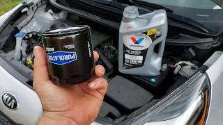 12 17 Kia Rio Oil Change Diy Youtube
