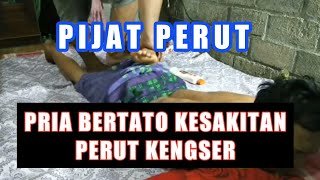 Pijat perut remaja brondong bertato sering kengser