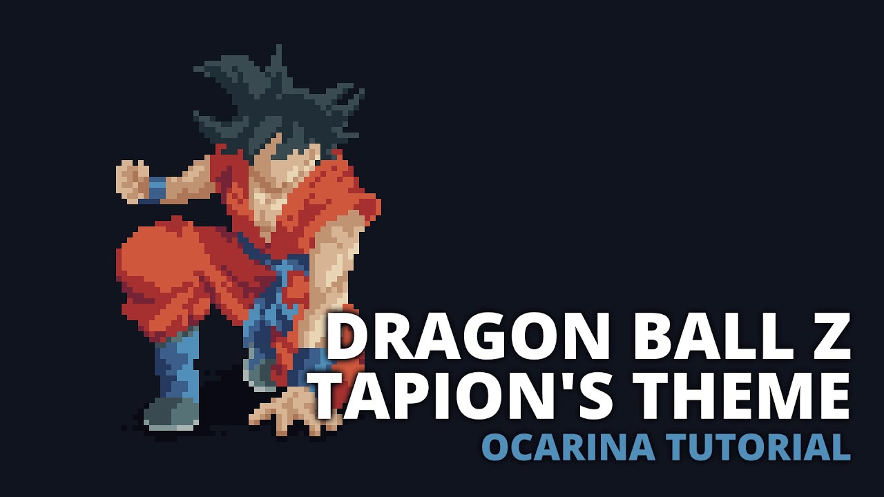 Dragon Ball Z Tapion's Theme Ocarina tutorial / tabs YouTube