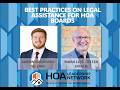 Best Practices on seeking legal advice for HOA Boards, in this latest edition of HOA Today.