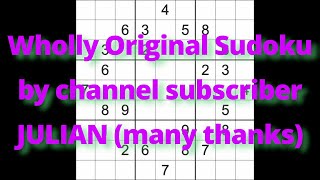 Sudoku solution Original Sudoku by Julian screenshot 2