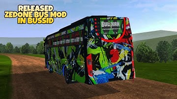 Released Zedone Bus Mod In Bus Simulator Indonesia - Bussid Bus Mod - Bussid Car Mod - Bussid