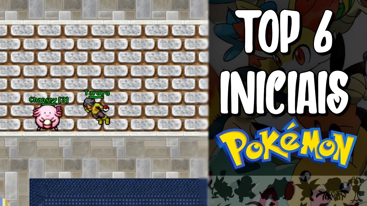 TOP 10 POKÉMON INICIAL DEFINITIVO!! 