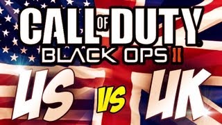 BO2 Argument: US vs UK "I DON'T WANNA HEAR YOU!" (Hilarious) (Rage)