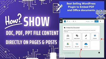 How to Show [embed] Word, Excel, PowerPoint, PDF Doc Content on WordPress Website Pages and Posts