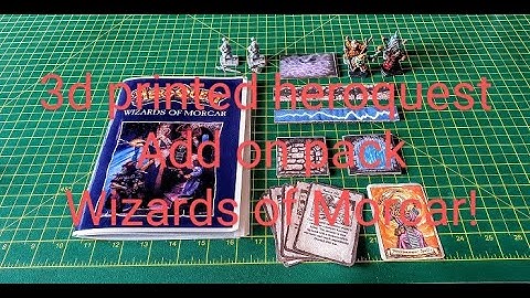 3D printing Heroquest Wizards of Morcar expansion pack proxy on creality LD-002r and ender 3.