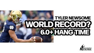 World Record Hangtime?! 6.0+ Punt from Cardinals Punter Tyler Newsome #Shorts